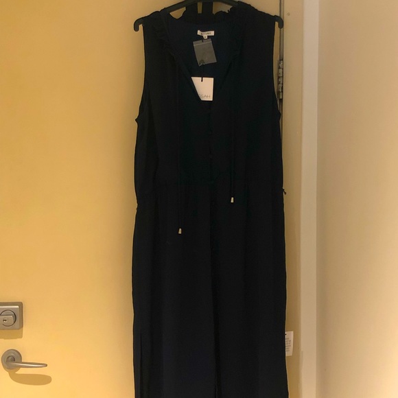 Tussah Camden dress - navy size 18 - Picture 2 of 4